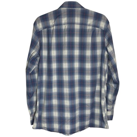 Southern Tide Shirt Mens M Plaid Coastal Passage Blue Long Sleeve Button Down - Picture 2 of 10